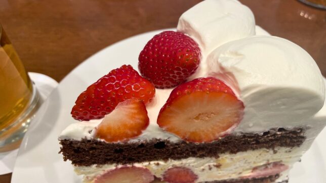 ストロベリーチョコレートケーキ