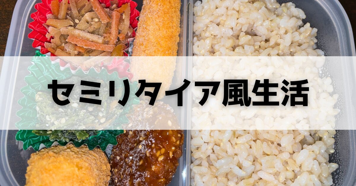 セミリタイア風生活