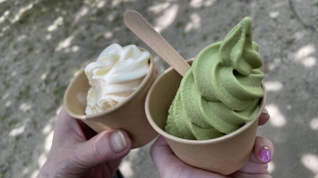名古屋城のソフトクリーム